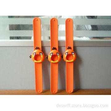 Angery Bird Slap rubber Watch Strap , Orange